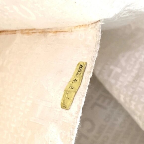 CHANEL CC CC Mark chocolate bar Shoulder Bag, horizontal Tote Bag gray/White - Picture 9 of 13